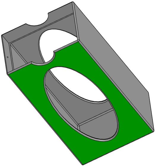 Miniatura 5 do modelo 3D Compact box with step drills