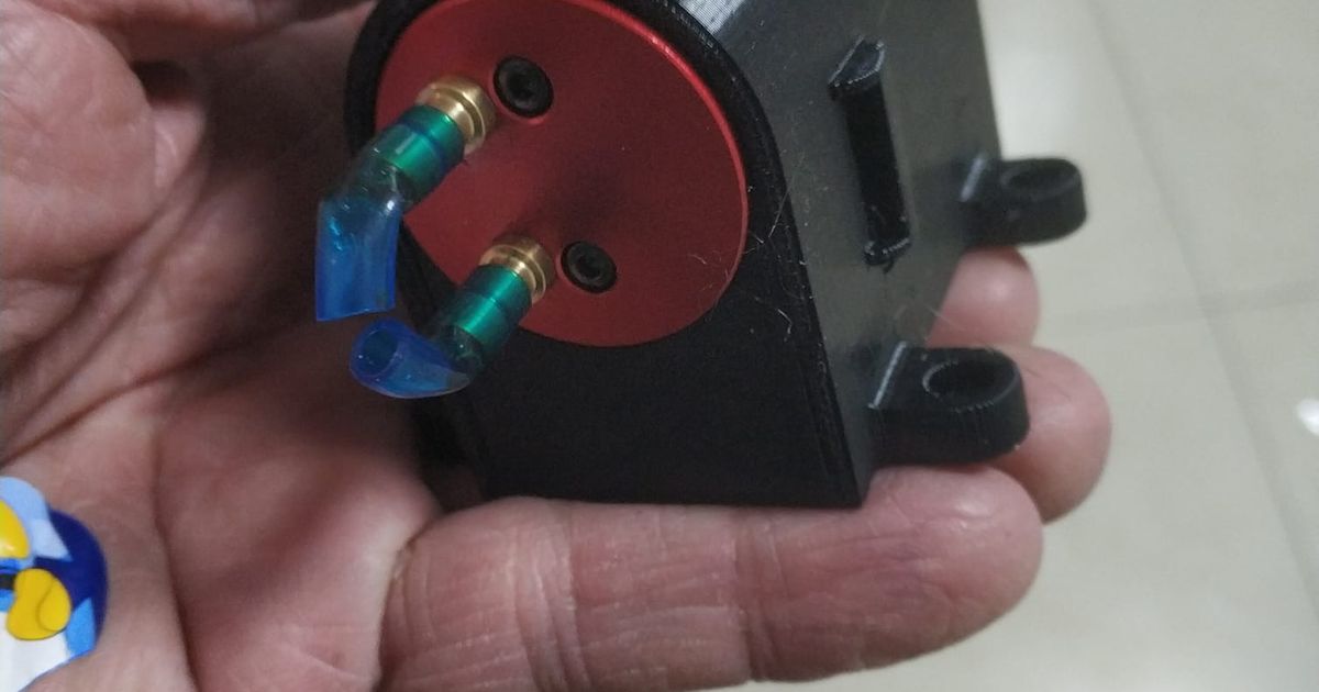 RC smoke Pump housing by ifrah Download free STL model