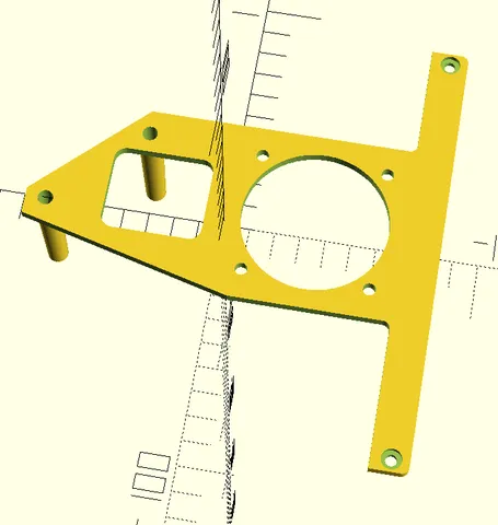 Customizable mainboard fan mount for Creality Ender-7