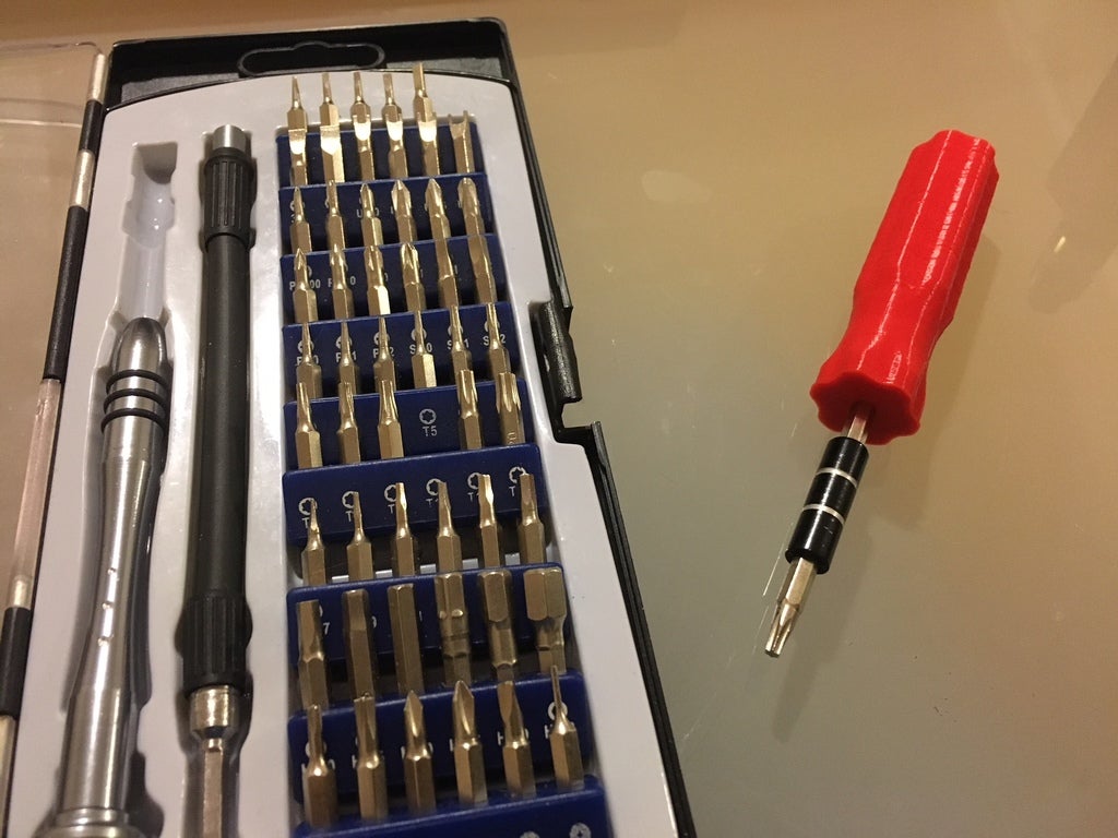 4mm hex bit driver handle by Reven Download free STL model