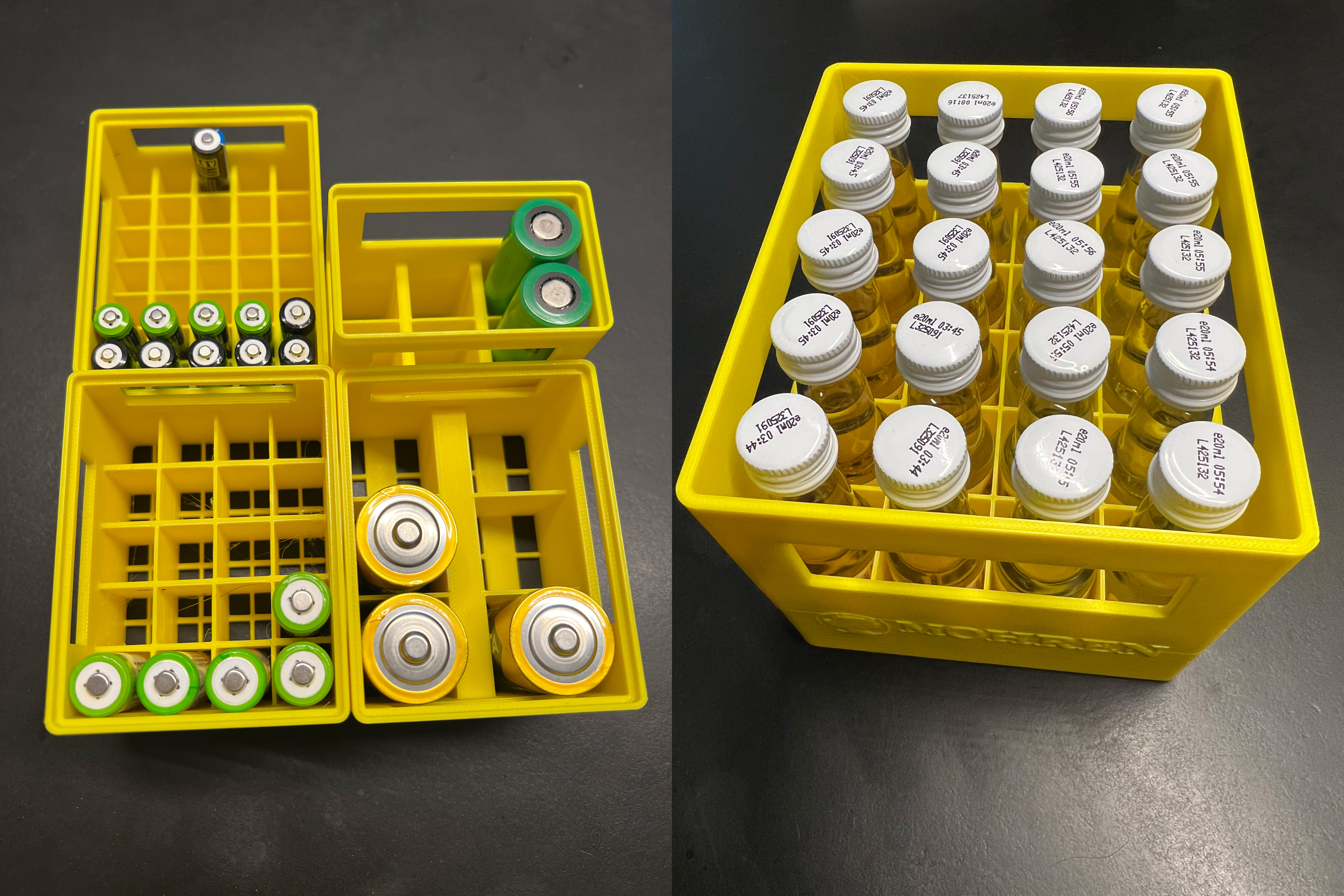 customizable beer crate with individual text and logo
