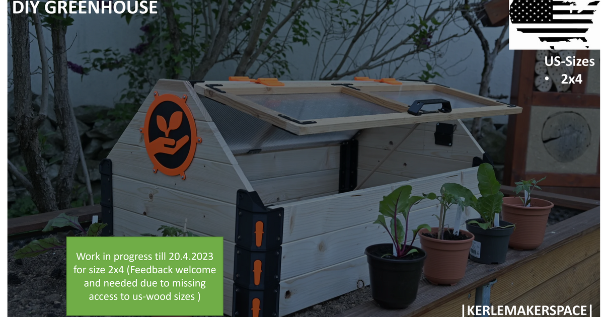 DIY GREENHOUSE (US 2x4) (On hold waiting for feedback) by KERLE