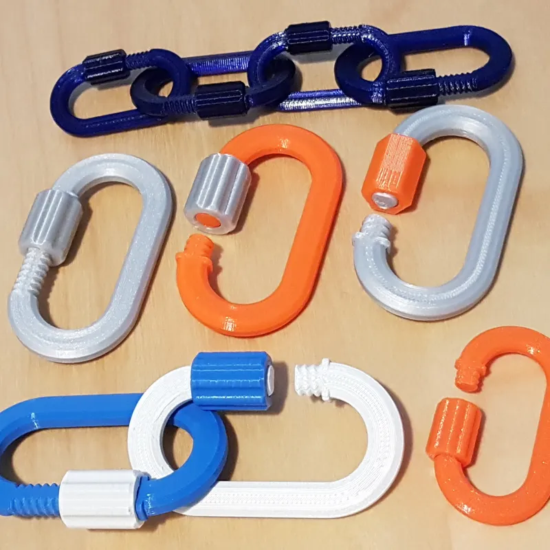 Load optimized tiny carabiner by HD_Creator, Download free STL model