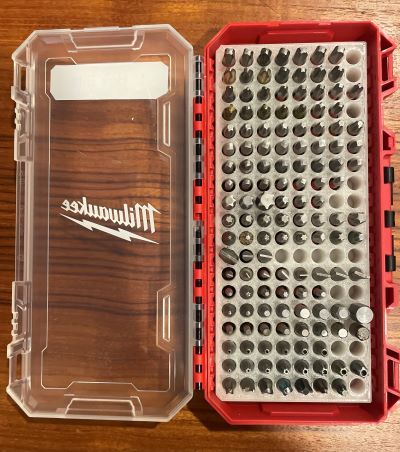 1" Hex Bit Holder for Milwaukee Medium Compact Case