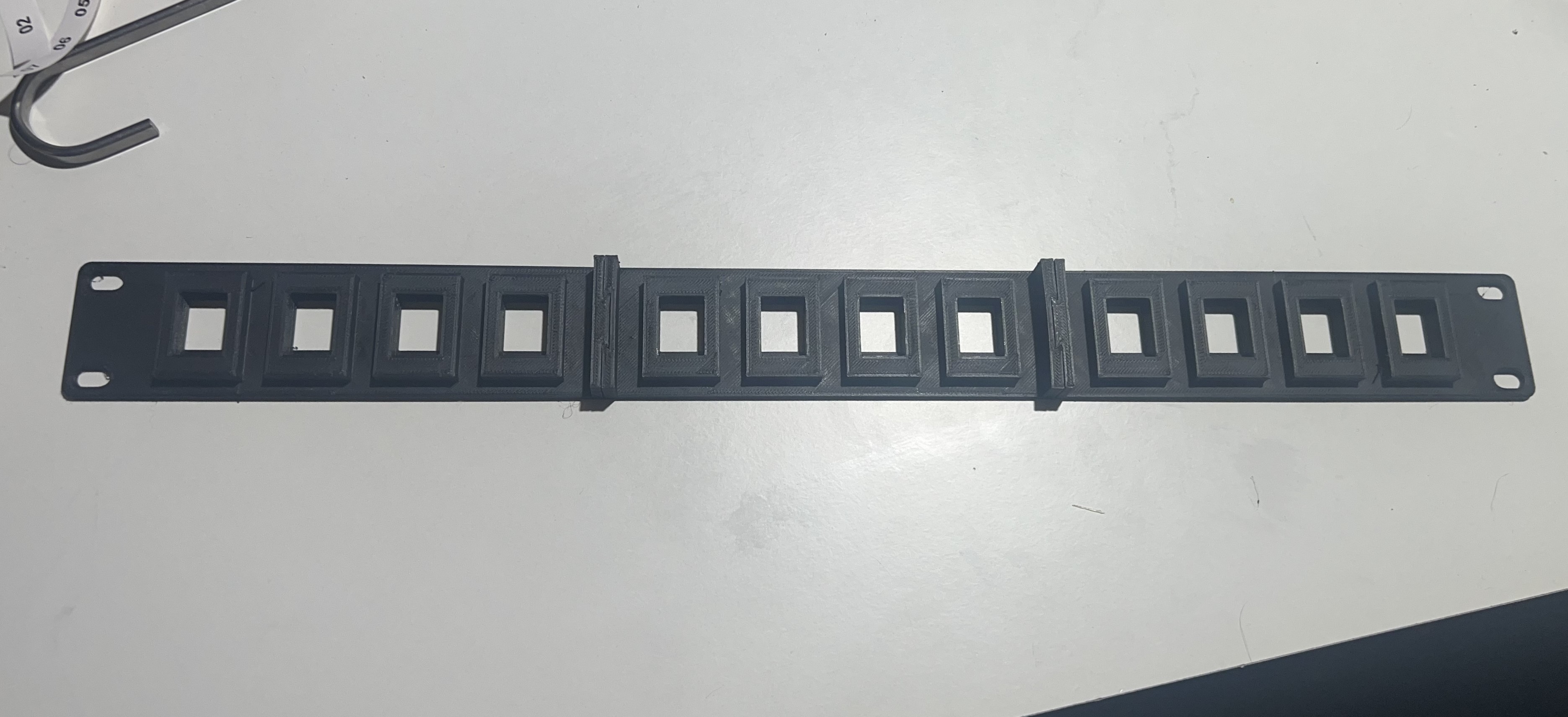 1U Modular Rack - 12 Port PatchPanel — miniatura 5