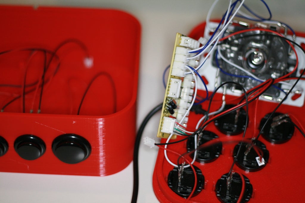Miniatura 12 do modelo 3D Arcade Joystick Controler