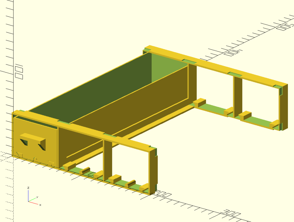 Miniatura 5 do modelo 3D Fully parametric spice rack