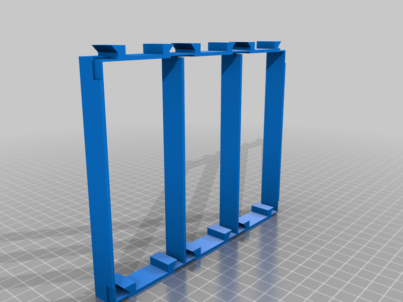 Miniatura 7 do modelo 3D Fully parametric spice rack
