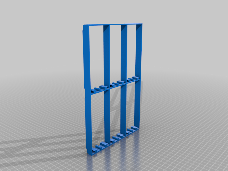 Miniatura 12 do modelo 3D Fully parametric spice rack