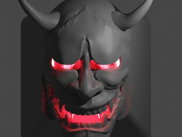 Hannya Key Cap