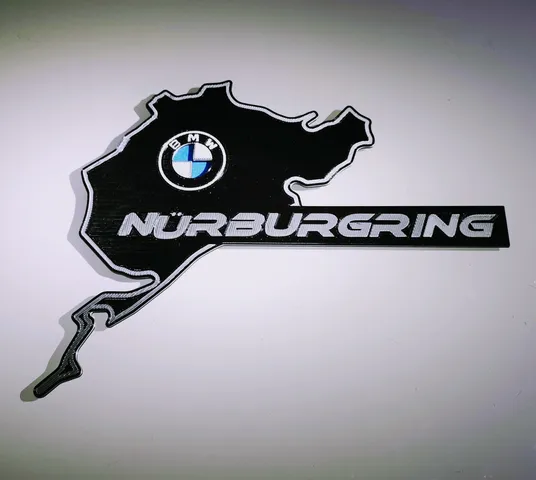 Nürburgring Plaquette with BMW Logo