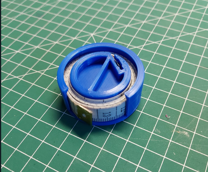 Soft Tape Measure Reel Upgrade 3D model thumbnail