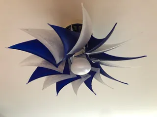 Turbine shaped lamp