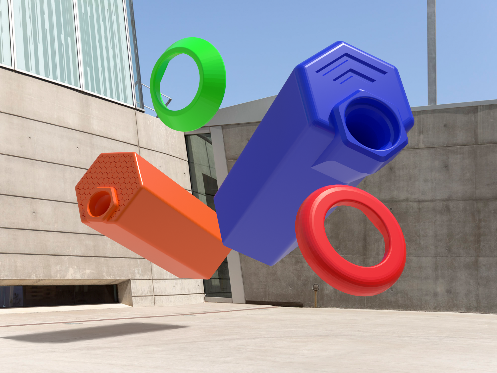 HEXADIDG and HEXADIDG MINI - 3D printable didgeridoo 3D model thumbnail