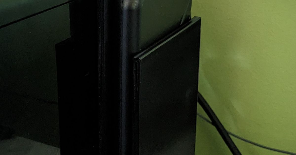 Wii U Hard Drive mount by Ethan Banks Download free STL model