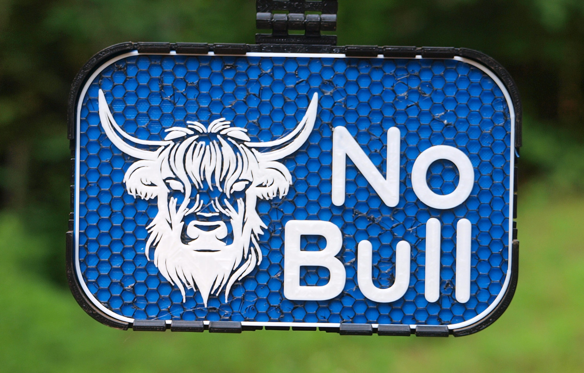 No Bull sign