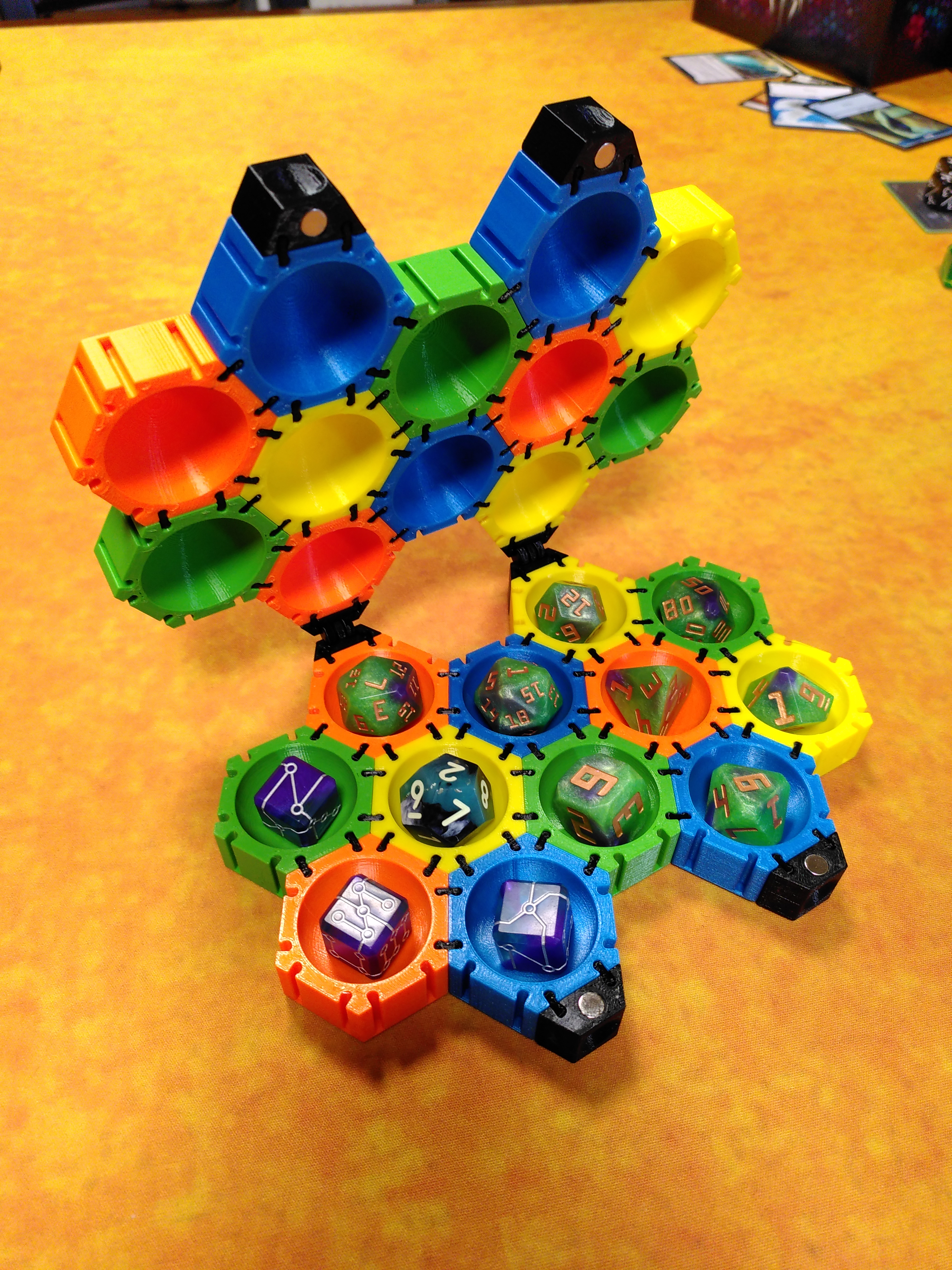 Modular Hex Dice Box