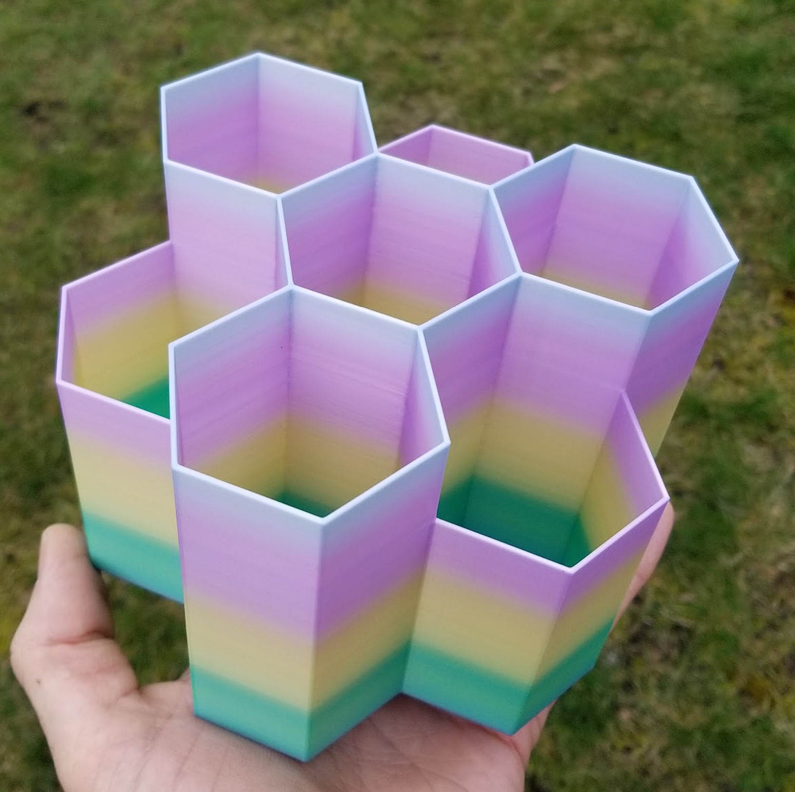 Honeycomb (hexagon) organizer, 7 cells