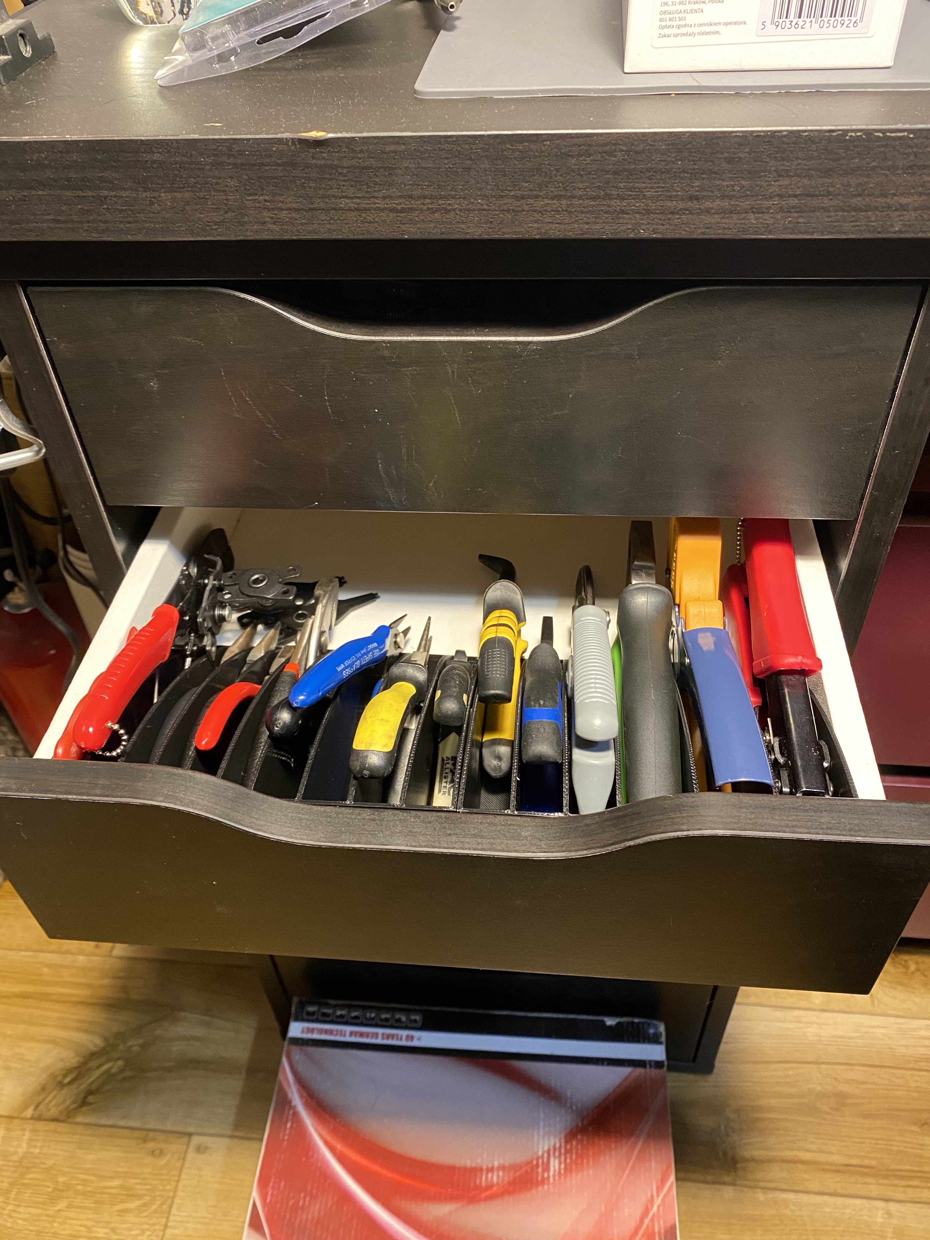 IKEA ALEX plier organizer