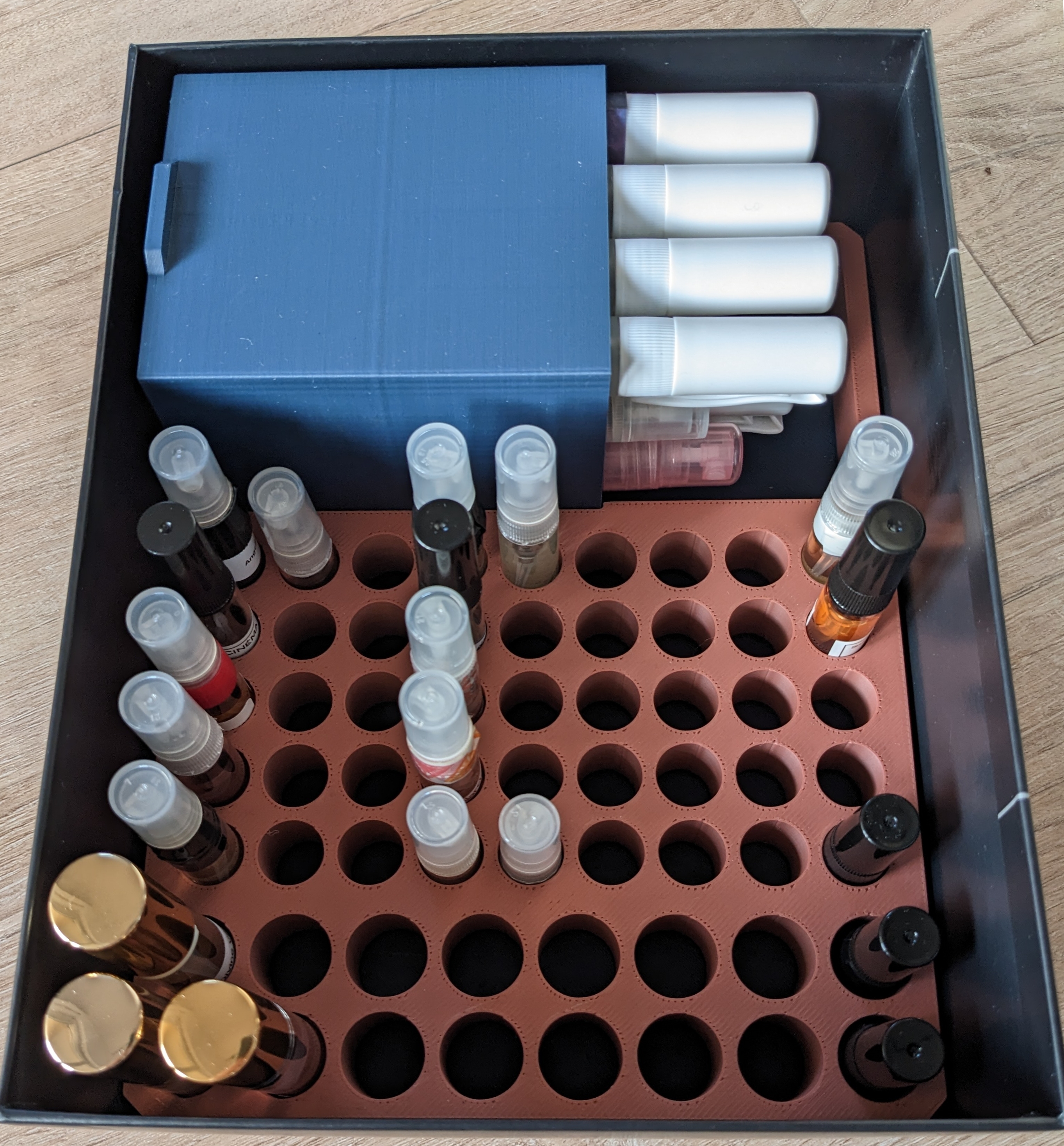 Perfume sample holder, 14.5/16/17.5 mm samples