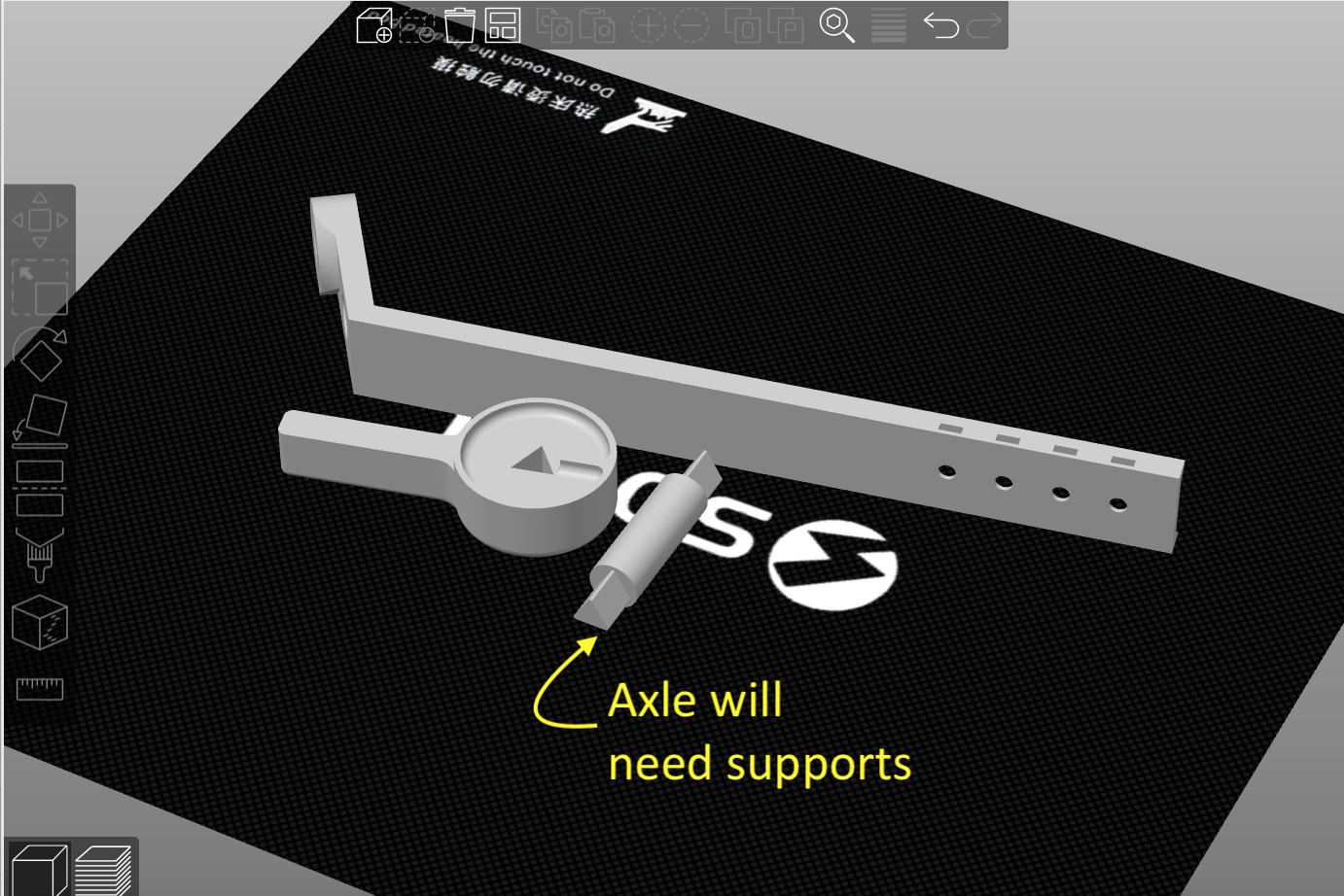 Toilet Flush Handle System with Angled Lever image 12