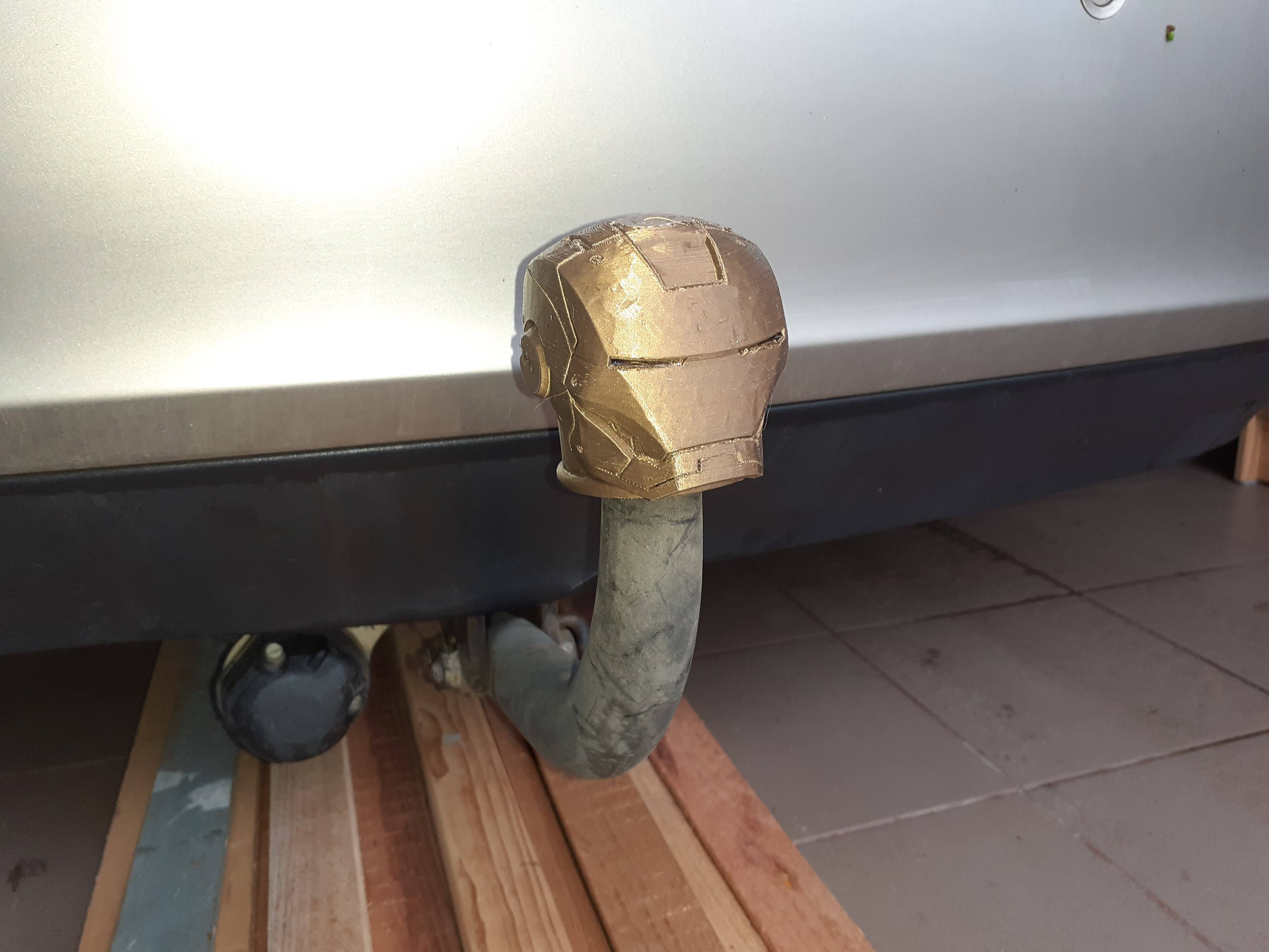 Krytka tažného zařízení.. Tow ball cap IronMan