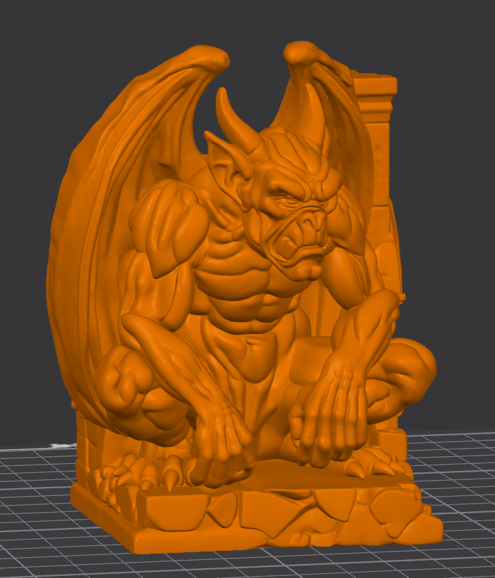 Folded-Wing Gargoyle (Without voids)