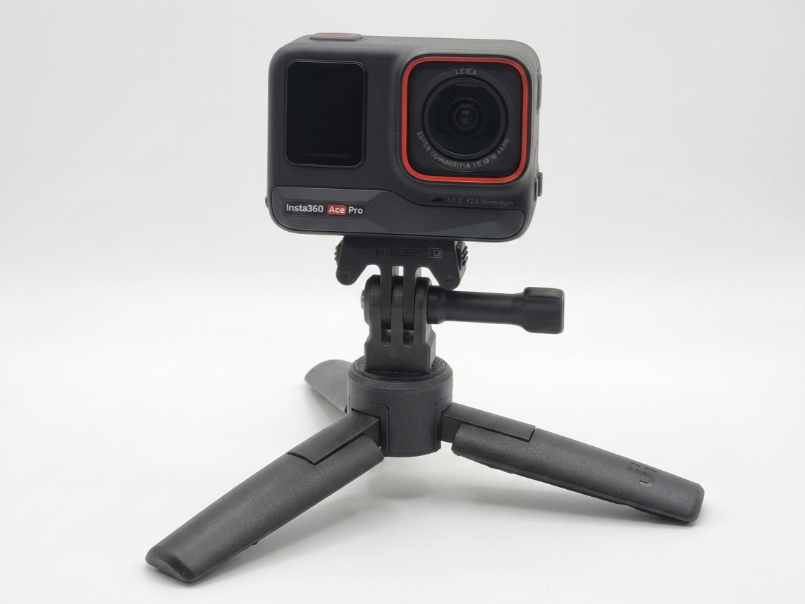 1/4 Inch to 3-Prong Action Cam Adapter 3D model
