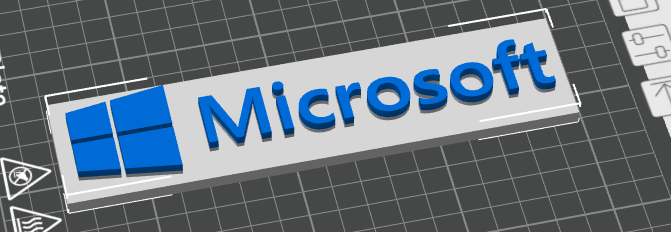 MS logo for office or workshop