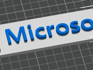 MS logo for office or workshop