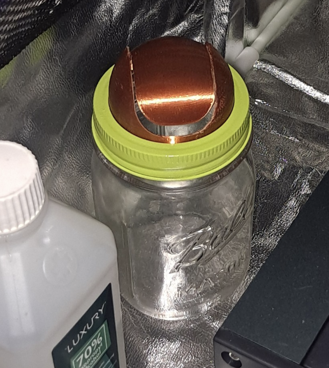 Mason Jar Trash Can - Regular sized!