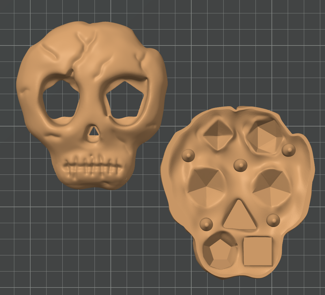 Miniatura 5 do modelo 3D Skull DnD Dice Box