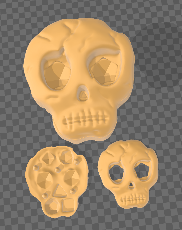 Miniatura 4 do modelo 3D Skull DnD Dice Box