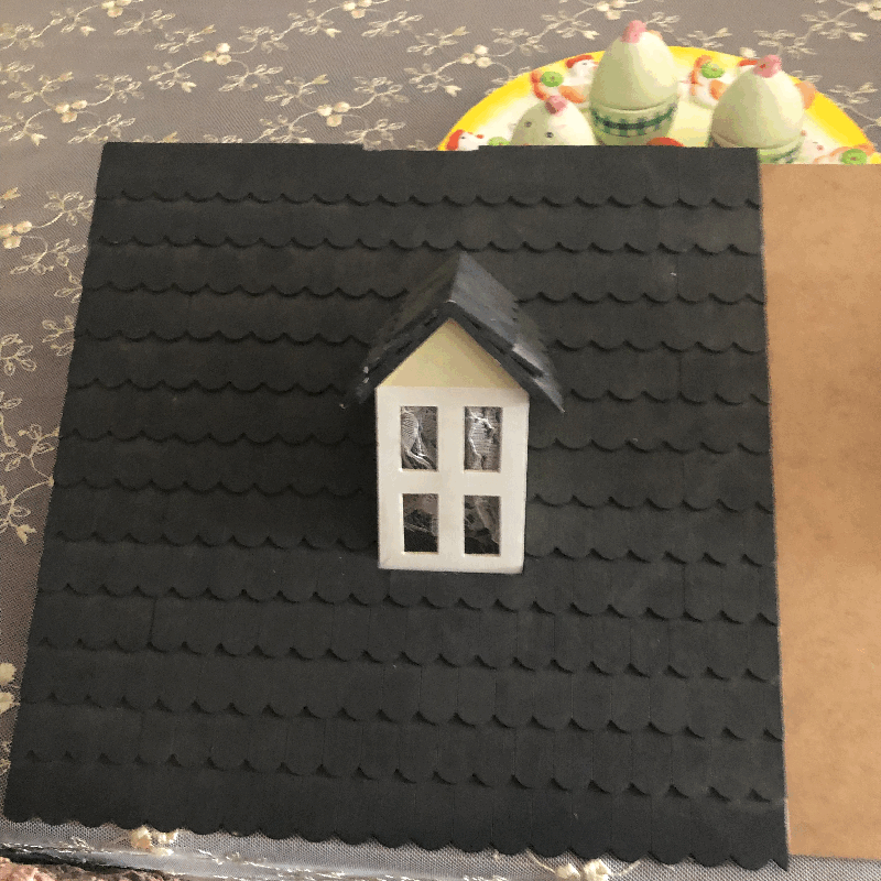 Roof Tiles for Doll House (10 tiles in a row) by sv7kwi Download - Main Image