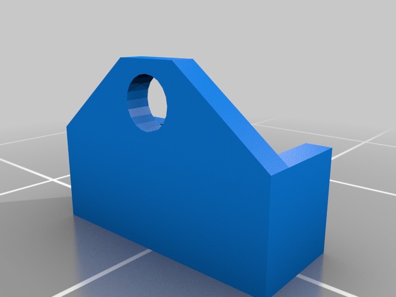 Flat Cable Wall Holder Nail by der_test Download free STL model