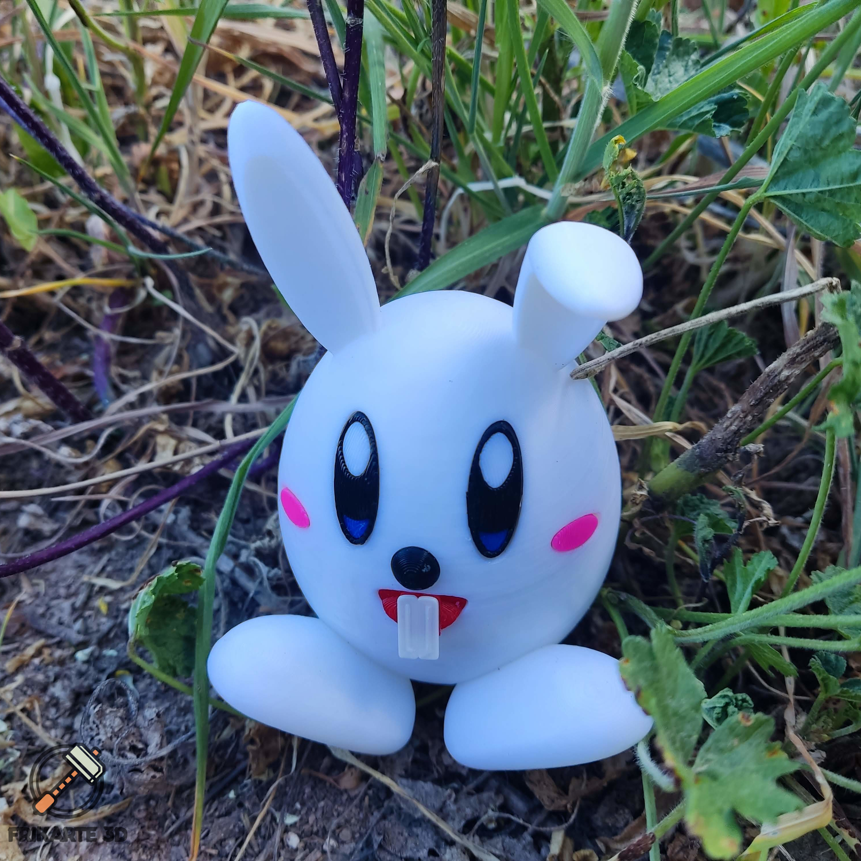 Miniatura 3 do modelo 3D Eggunny = Easter Egg + Bunny!