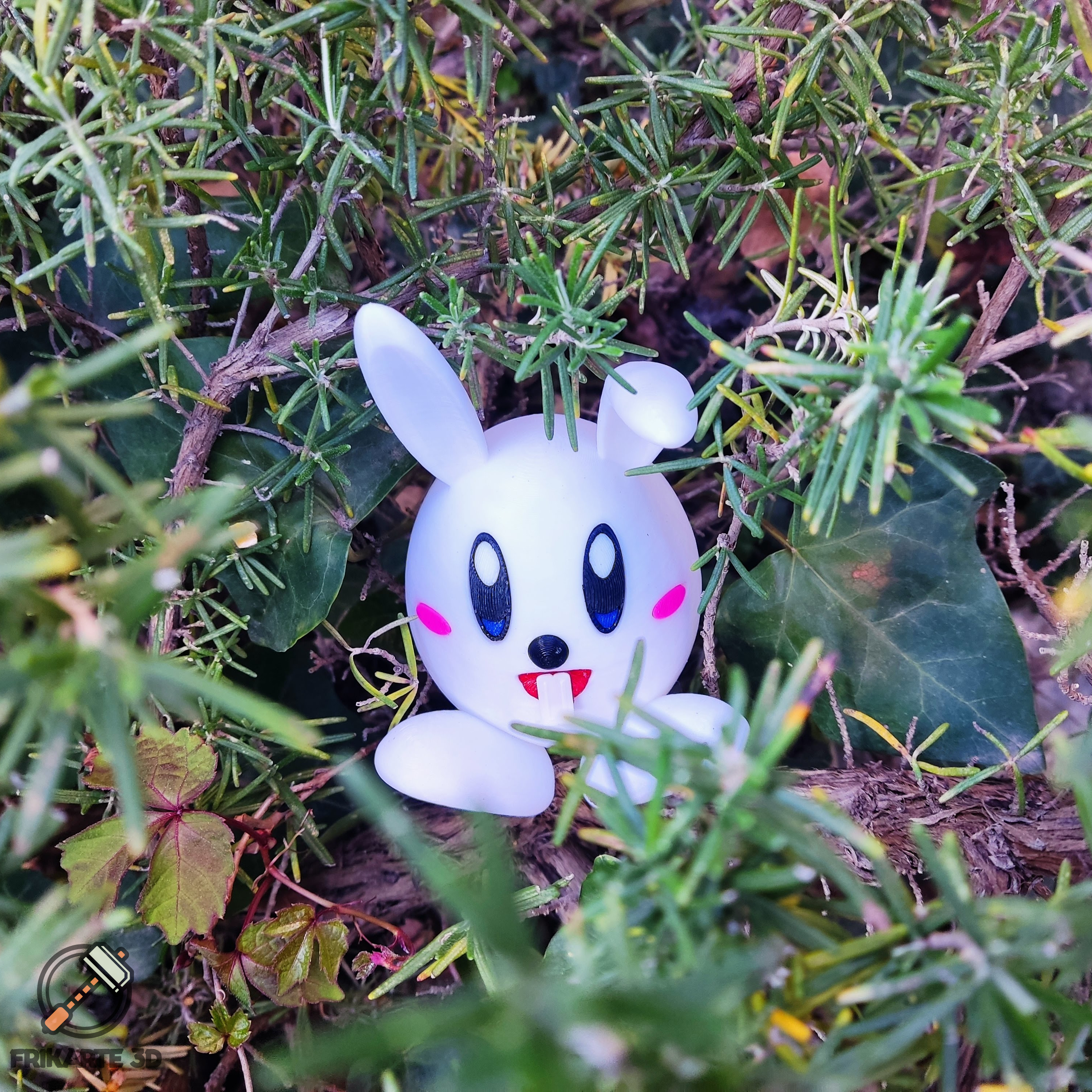 Miniatura 4 do modelo 3D Eggunny = Easter Egg + Bunny!
