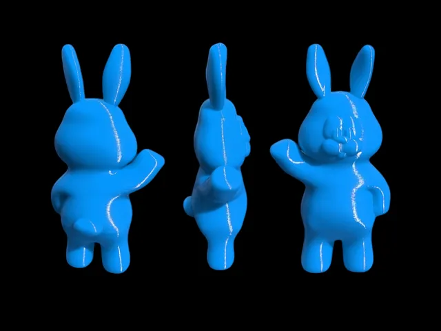 Easter Bunny Decoration (No Supports!)