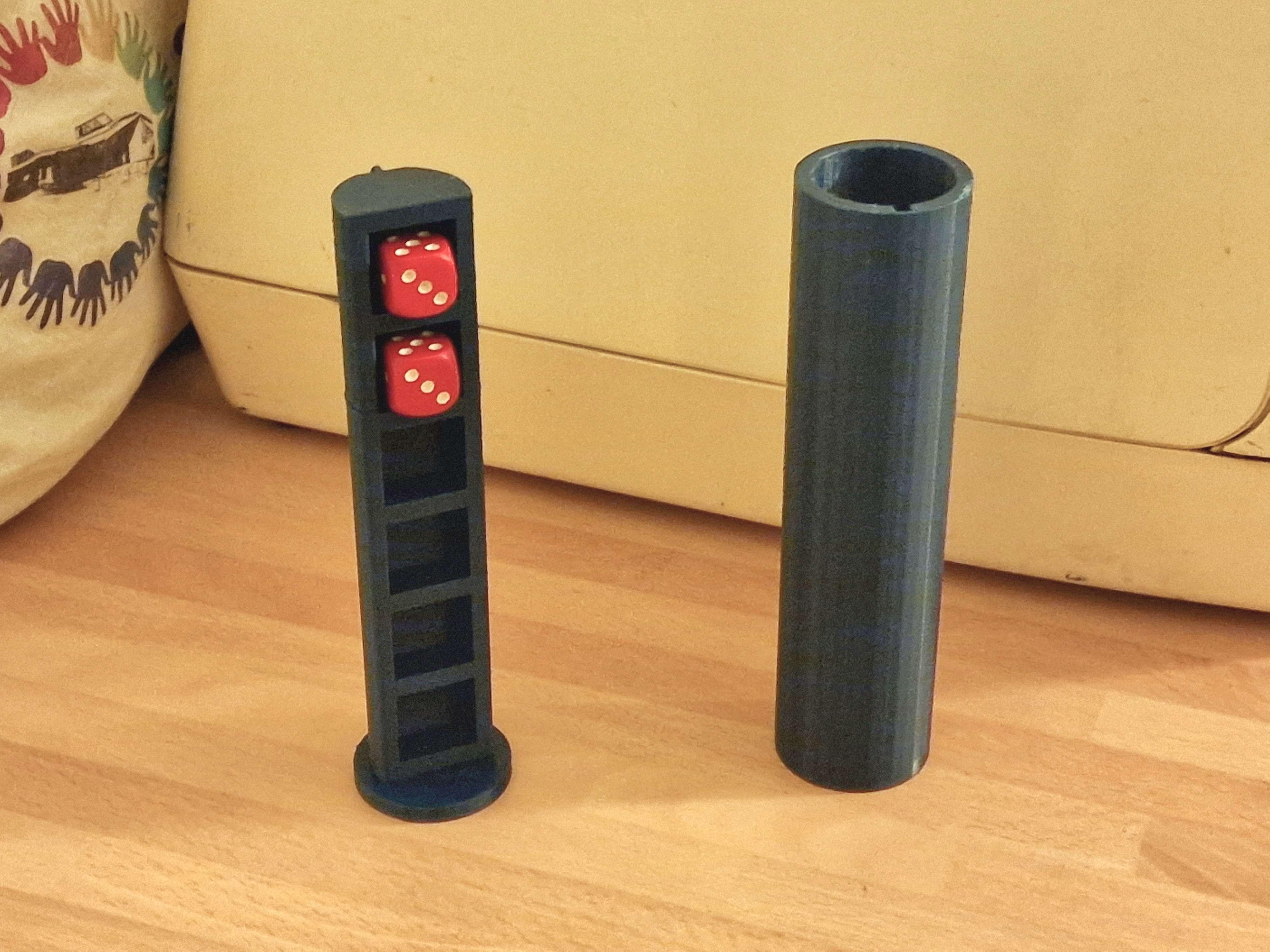 Dice Cylinder by Moocooman Download free STL model