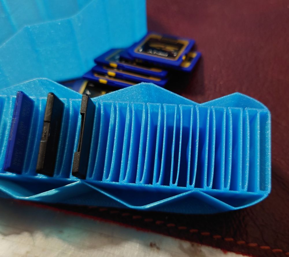 SD Card Case Vase mode (full size SD cards) by Nerys Download free