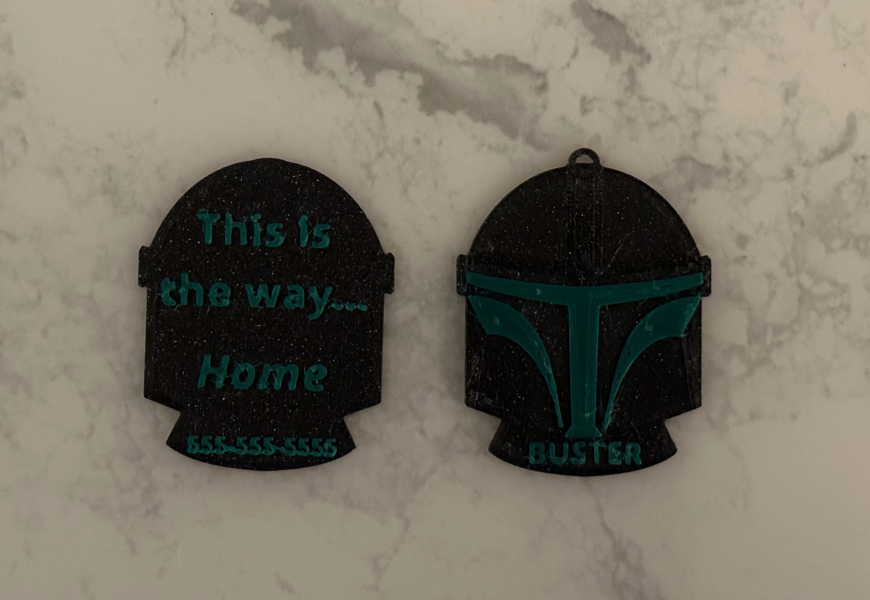 Mandalorian Dog ID Tag