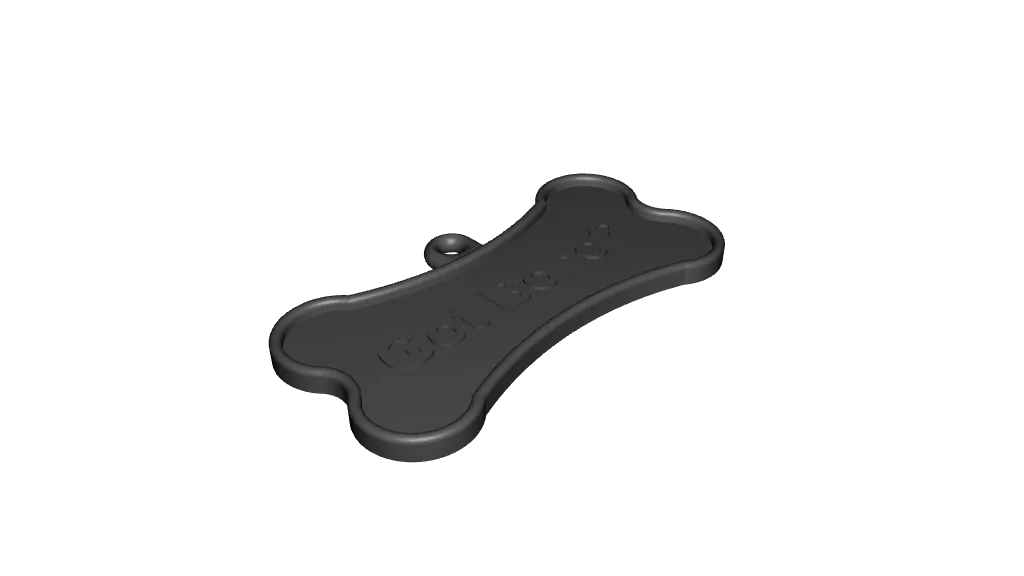 Dog tag: Got Bone by 3dCreateSomething | Download free STL model ...