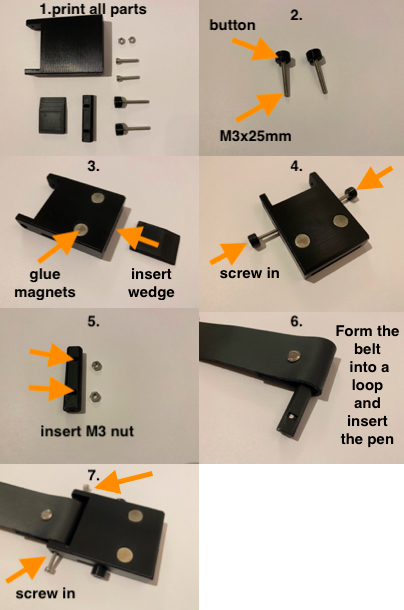 Miniatura 8 do modelo 3D Customizable Belt buckle