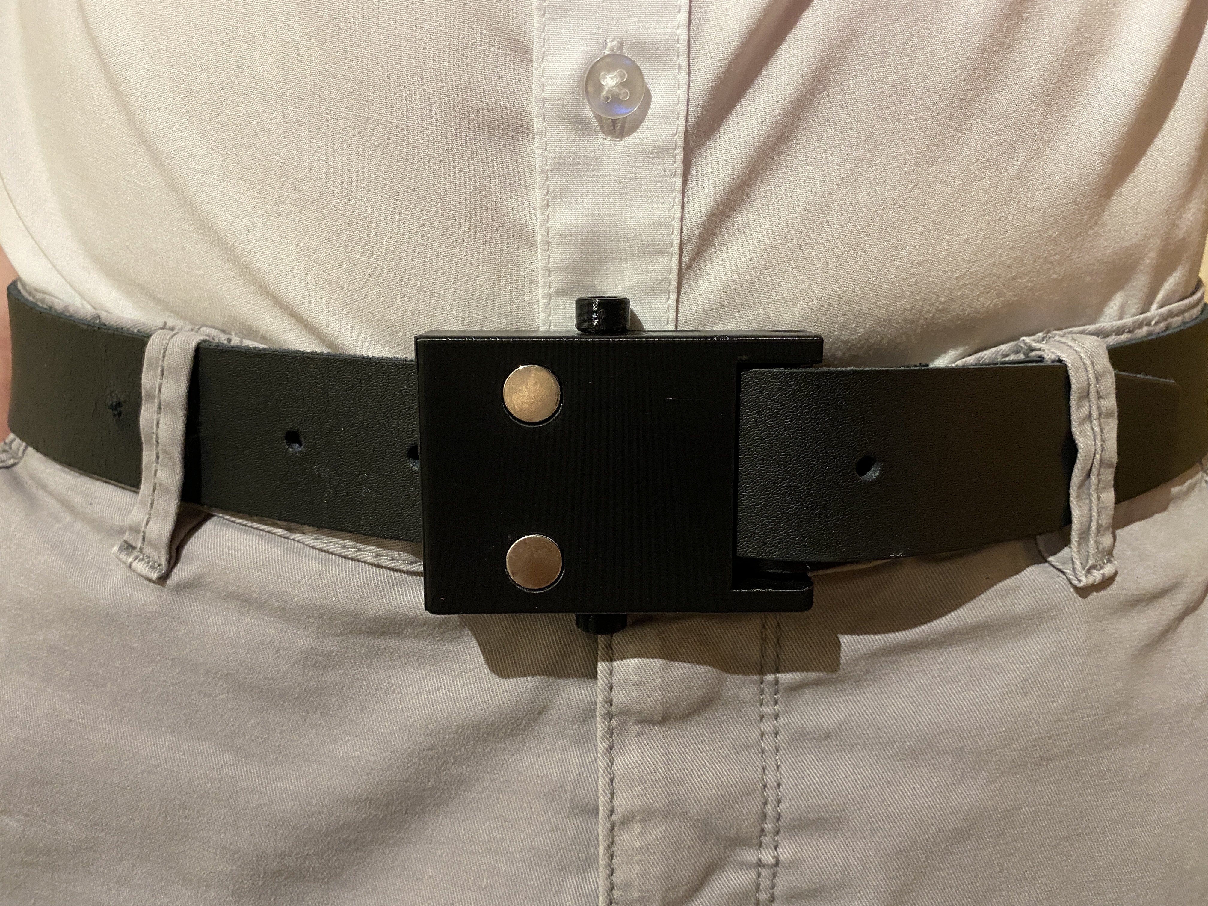 Miniatura 6 do modelo 3D Customizable Belt buckle