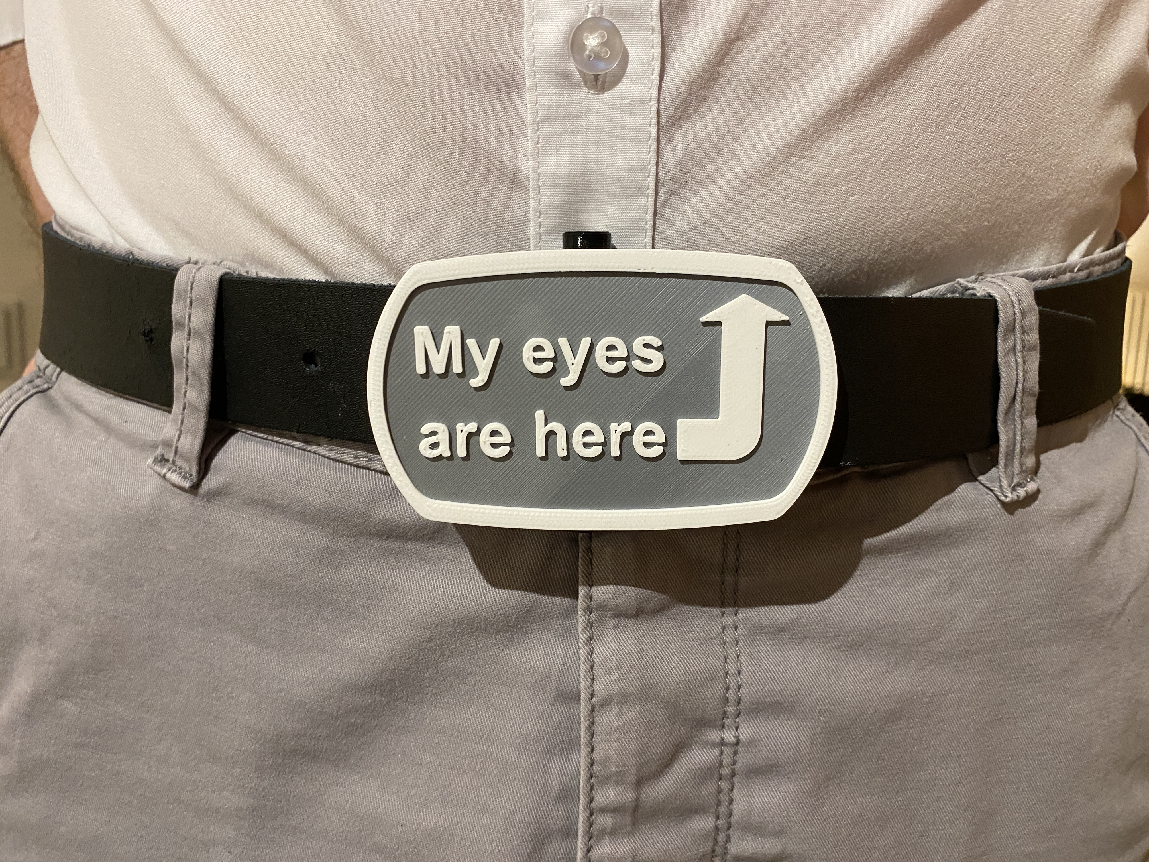 Miniatura 4 do modelo 3D Customizable Belt buckle