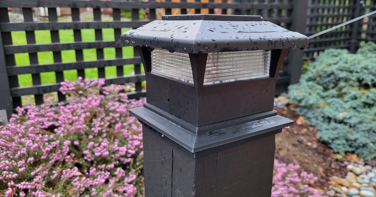 Light Post Adapter by GerryPB Download free STL model