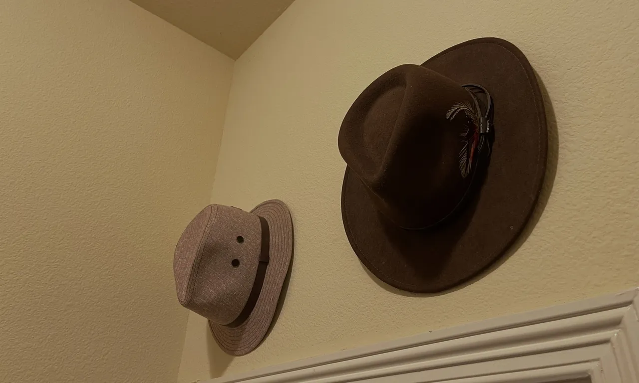 Gentleman's Hat Hook (Great for brimmed hats!) by ActionBowman, Download  free STL model