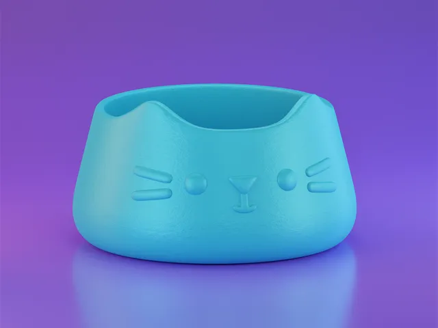 kawaii cat plate/ bowl