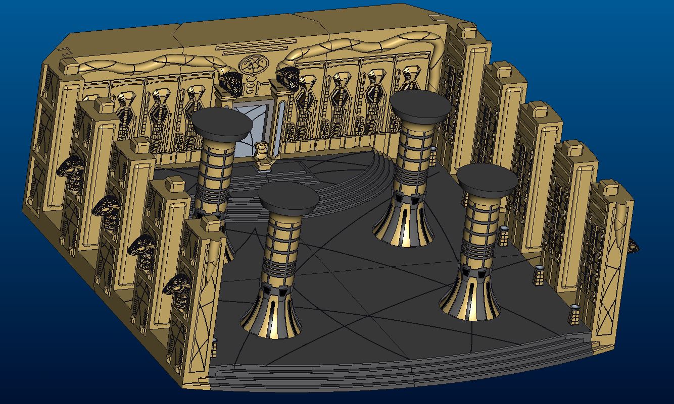 Miniatura 15 do modelo 3D Stargate Diorama