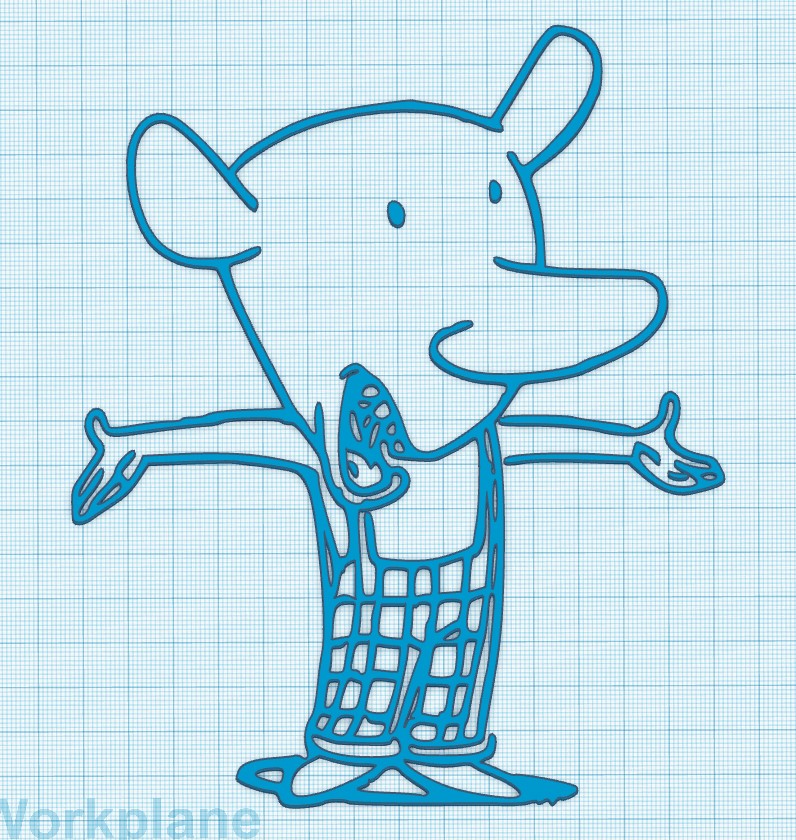 Winslow from Cat Dog wall art